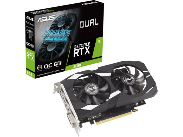 Видео карти ASUS Dual GeForce RTX 3050 OC Edition 6GB