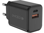 Зарядни устройства Dviced Wall charger and cable 35W GaN EU, Black