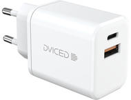 Зарядни устройства Dviced Wall charger and cable 35W GaN EU, White