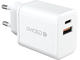 Зарядни устройства Dviced Wall charger and cable 35W GaN EU, White