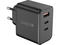Зарядни устройства Dviced Wall charger and cable 65W GaN, Black