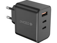 Зарядни устройства Dviced Wall charger and cable 65W GaN, Black