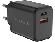 Зарядни устройства Dviced Wall charger 35W GaN EU, Black