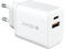 Зарядни устройства Dviced Wall charger 35W GaN EU, White