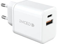 Зарядни устройства Dviced Wall charger 35W GaN EU, White