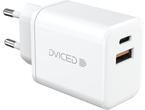 Зарядни устройства Dviced Wall charger 35W GaN EU, White