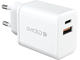 Зарядни устройства Dviced Wall charger 35W GaN EU, White