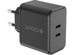Зарядни устройства Dviced Wall charger and cable 65W GaN EU, Black