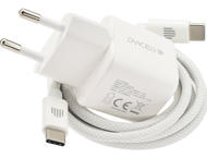 Зарядни устройства Dviced Wall charger and cable 30W GaN EU, White