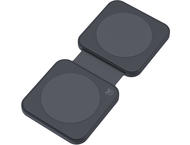Зарядни устройства Dviced 2-in-1 Foldable magnetic wireless charger, Black