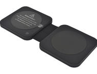 Зарядни устройства Dviced 2-in-1 Foldable magnetic wireless charger, Black