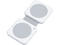 Зарядни устройства Dviced 2-in-1 Foldable magnetic wireless charger, White