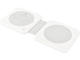 Зарядни устройства Dviced 2-in-1 Foldable magnetic wireless charger, White