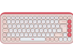 Клавиатури Logitech Pop Icon Keys - Rose - US INT'L