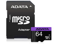 Карти памет 64GB ADATA Premier microSDXC/SDHC UHS-I Class10