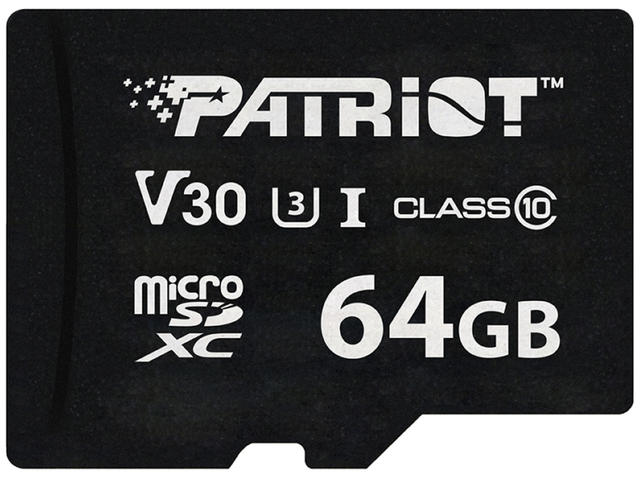 Карти памет 64GB Patriot VX Series microSDXC V30