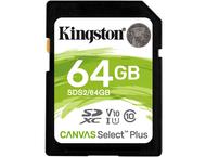 Карти памет 64GB Kingston Canvas Select Plus SD Memory Card 