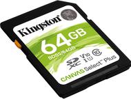 Карти памет 64GB Kingston Canvas Select Plus SD Memory Card 