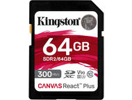 Карти памет 64GB Kingston Canvas React Plus SD memory card