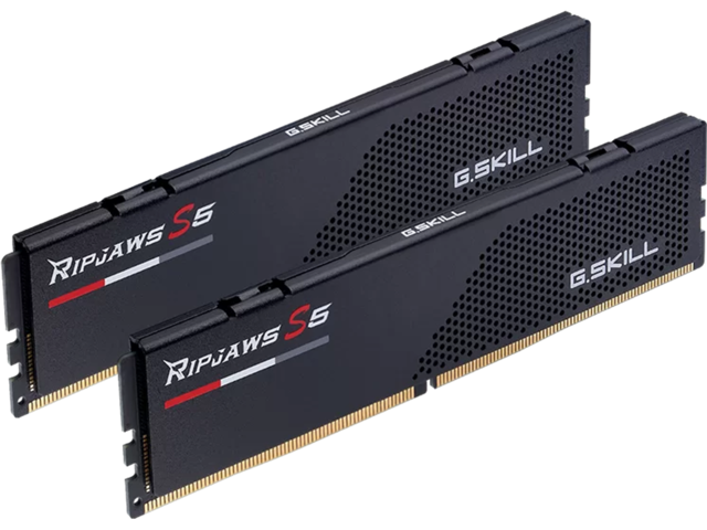 Оперативна памет 32GB (2x16GB) DDR5 6400 MT/s CL32 G.SKILL Ripjaws S5 Black