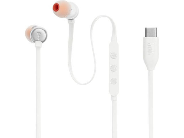 Слушалки JBL Tune 310C USB, White
