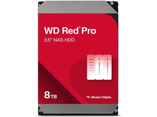Твърди дискове 8TB Western Digital Red Pro NAS