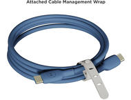 Кабели и Адаптери Motorola Silicone 2m Cable C-C 5A, Blue