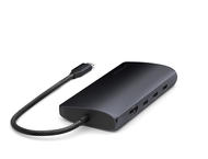 Кабели и Адаптери Satechi USB-C многопортов адаптер 8K с Ethernet V3 - Midnight