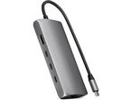Кабели и Адаптери Satechi USB-C многопортов адаптер 8K с Ethernet V3 - Space Gray
