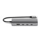 Кабели и Адаптери Satechi USB-C многопортов адаптер 8K с Ethernet V3 - Space Gray