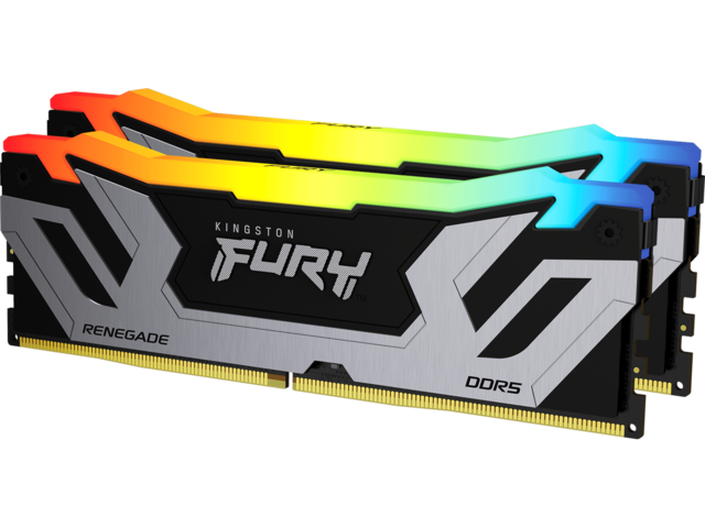 Оперативна памет 48GB (2x24GB) DDR5 8400 MT/s CUDIMM Kingston FURY Renegade RGB Black