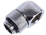 Фитинги Alphacool HF 90° L-конектор въртящ се фитинг, Сребрист