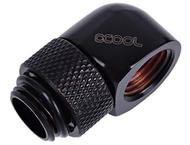 Фитинги Alphacool HF 90° L-конектор въртящ се фитинг, Черен