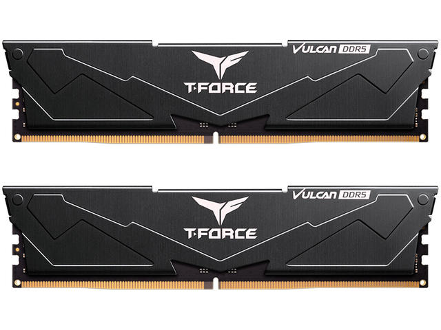 Оперативна памет 32GB (2x16GB) DDR5 6400 MT/s CL40 TeamGroup T-Force Vulcan Black