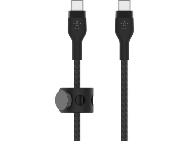 Кабели и Адаптери Belkin BoostCharge Pro Flex USB-C to USB-C Cable 60W 1 m, Black