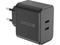 Зарядни устройства Dviced Wall charger 65W GaN EU DV221010, Black