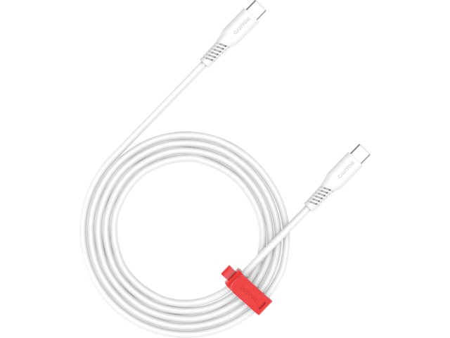 Кабели и Адаптери Canyon CC60SC C-C 60W 2-метров, бял