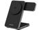 Зарядни устройства Dviced 3-in-1 Foldable Magnetic Wireless Charger Stand, Black