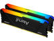 Оперативна памет 16GB (2x8GB) DDR4 2666 MT/s Kingston FURY Beast RGB Black