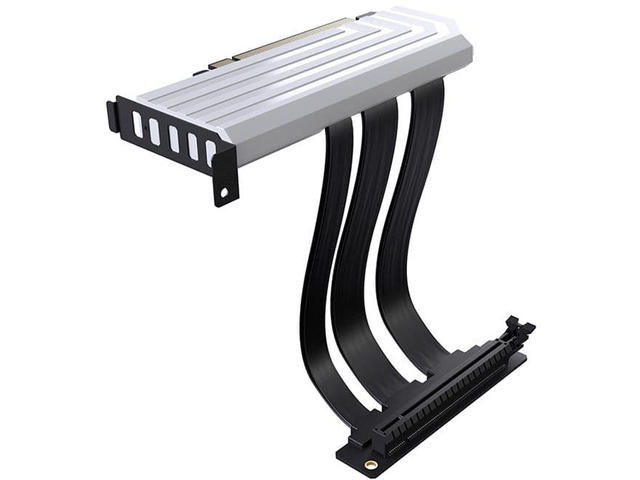 Кабели за компоненти HYTE PCIE40 4.0 Luxury Riser Cable, Черно/Бял