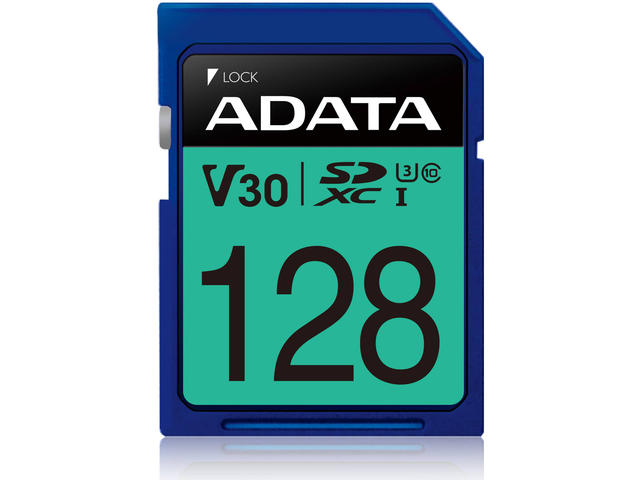 Карти памет 128GB ADATA Premier Pro SDXC UHS-I U3 Class 10 (V30S)