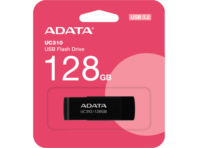 USB памети 128GB ADATA UC310 USB Flash Drive, Black