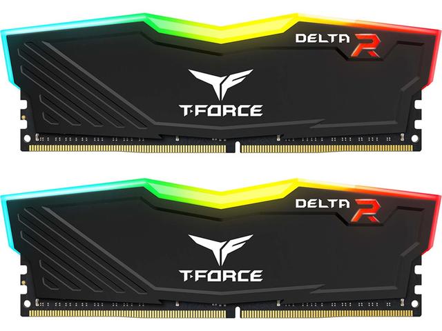 Оперативна памет 16GB (2x8GB) DDR4 3200 MT/s TeamGroup T-Force Delta RGB Black