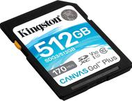 Карти памет 512GB SDXC Kinston Canvas Go Plus 170R