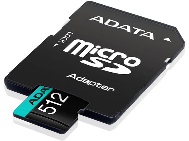 Карти памет 512GB ADATA Premier Pro microSDXC/SDHC UHS-I U3 Class 10(V30S)
