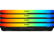 Оперативна памет 64GB (4x16GB) DDR4 3200 MT/s Kingston FURY Beast RGB Black