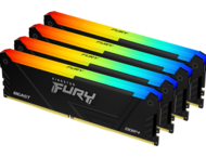 Оперативна памет 64GB (4x16GB) DDR4 3200 MT/s Kingston FURY Beast RGB Black