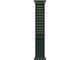 Каишки Apple Watch 49mm Loop: Dark Green Alpine Loop - Small - Natural Titanium Finish