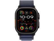 Каишки Apple Watch 49mm Loop: Navy Alpine Loop - Small - Natural Titanium Finish