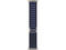 Каишки Apple Watch 49mm Loop: Navy Alpine Loop - Medium - Natural Titanium Finish